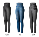 Slim Waist Seamless Denim Leggings