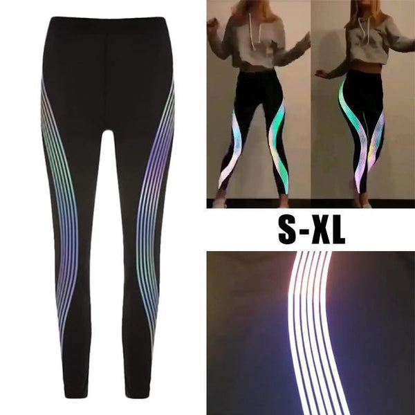 Rainbow Reflective Leggings