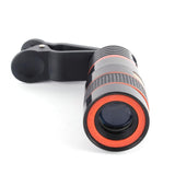 Universal Clip 12x Zoom Mobile Phone Telescope Lens For iPhone Samsung Huawei