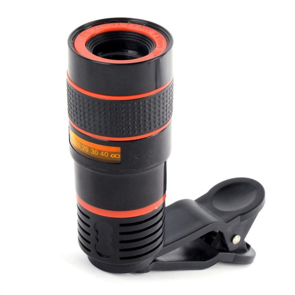 Universal Clip 12x Zoom Mobile Phone Telescope Lens For iPhone Samsung Huawei