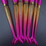 7pcs Mermaid Brush Set