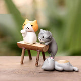 Set of 6 Home Decor Mini Kittens