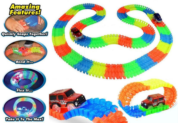 Glow Flex Tracks Racing Set
