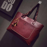 Classy Tassel Tote Handbag