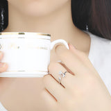 Adjustable Cat Heart Ring