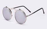 Vintage Steampunk Flip-Up Sunglasses
