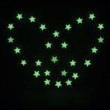 100pcs/lot Glowing Wall Star Stickers Kids Bedroom Home Decor