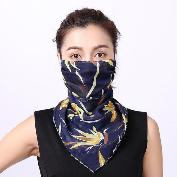 Reusable Fashion Anti-UV Face Scarf For Women